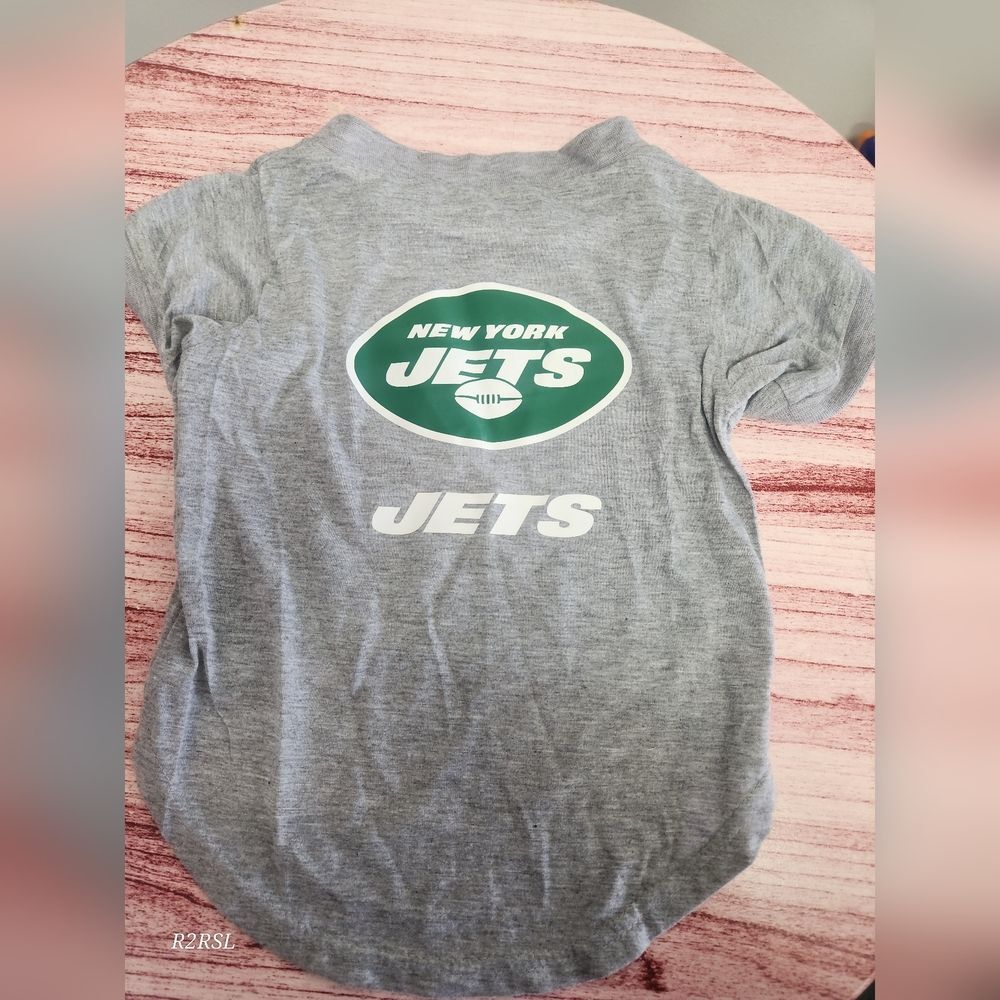 Little Earth New York Jets pet tee NWOT